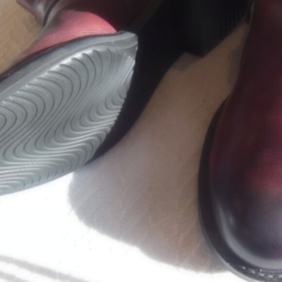 ECCO SARTORELLE Women's Leather Mid Cut Buckle Ankle Boot Brown Size 9 NWT - Picture 10 of 12